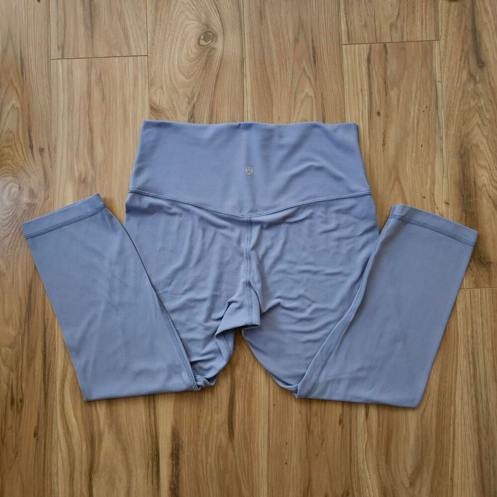 Lululemon align crop in color water drop leggings. Size 10